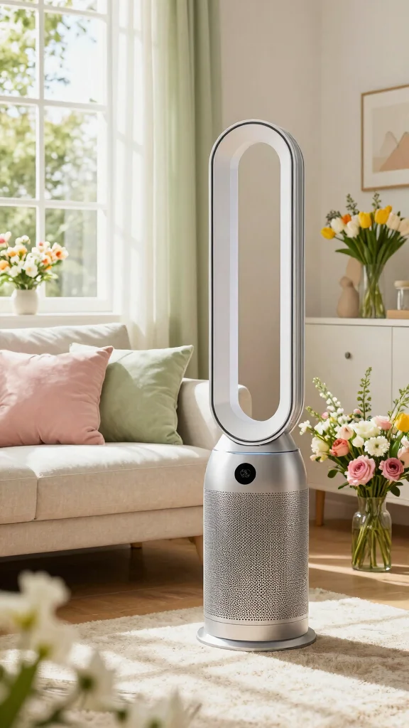 12 Dyson Air Purifier Ideas for a Powerful Design-Forward Clean Air Solution - 8. Seasonal Decor Changes 1