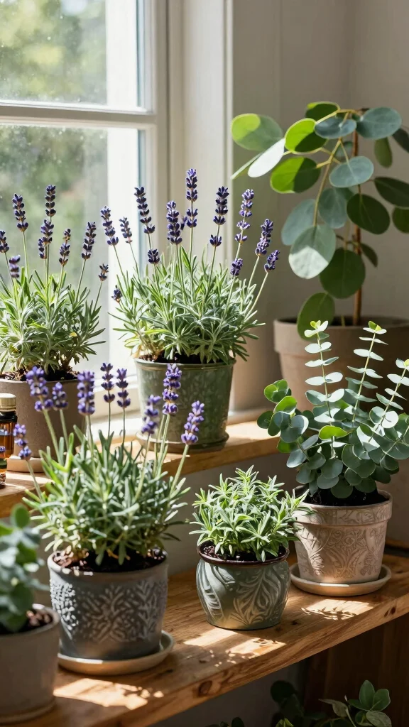 12 Essential Oil Air Purifier Ideas for Fragrant Natural Indoor Air - 11. Essential Oil Air Purifying Plants 1