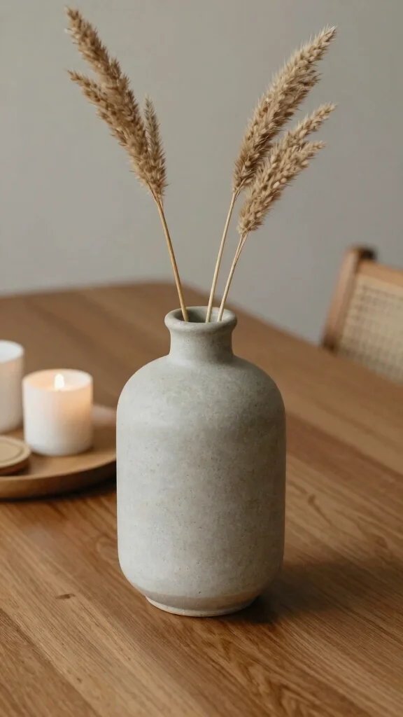 12 Japandi Vase Ideas for a Calm Minimal Natural Home Accent - 1. Minimalist Stoneware Vases 1