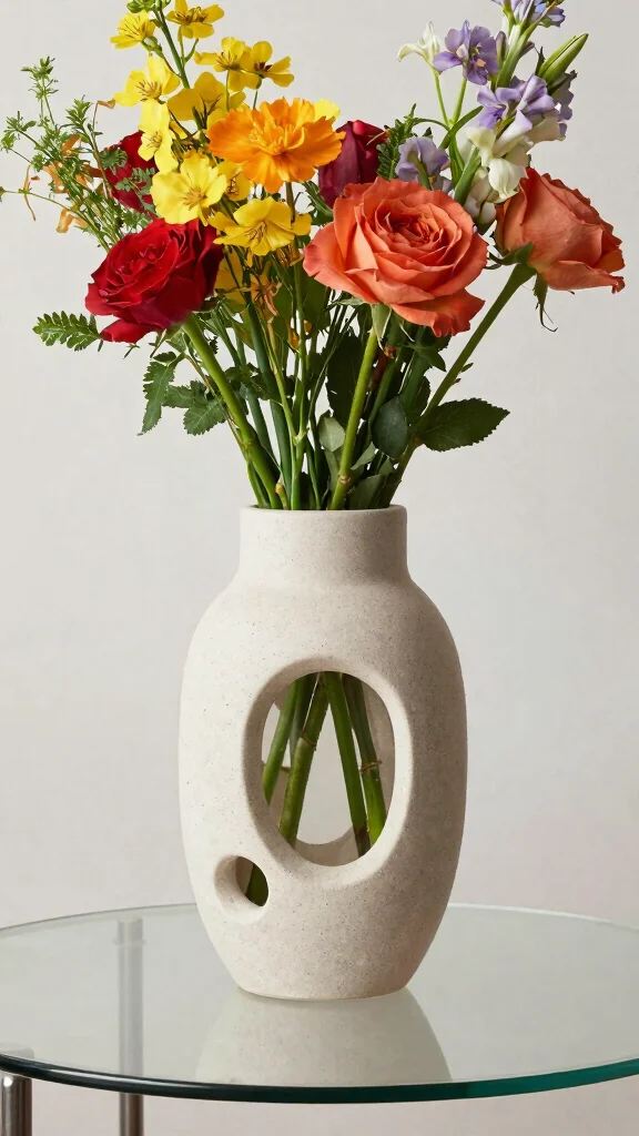 12 Japandi Vase Ideas for a Calm Minimal Natural Home Accent - 12. Eco-Friendly Composite Vases 1