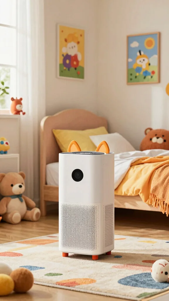 12 Kids Room Air Purifier Ideas for Allergen-Free Healthy Indoor Air - 1. The Funky Character Air Purifier 1