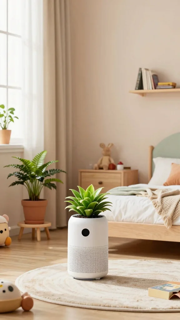 12 Kids Room Air Purifier Ideas for Allergen-Free Healthy Indoor Air - 2. Plant-Inspired Air Purifiers 1