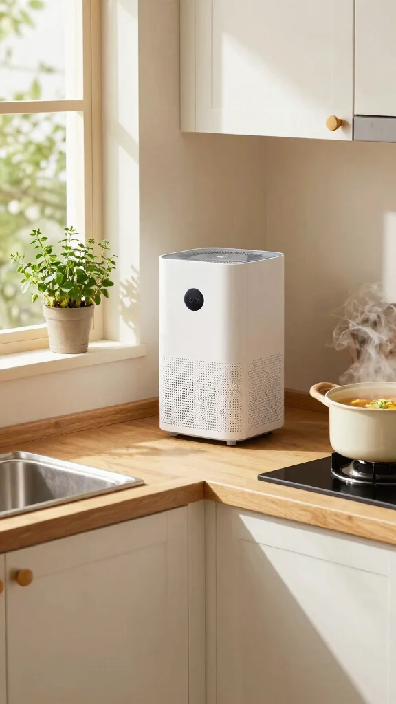 12 Kitchen Air Purifier Ideas to Clear Cooking Smells and Airborne Grease - 1. Compact Desktop Purifiers 1