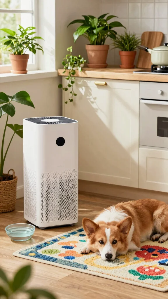 12 Kitchen Air Purifier Ideas to Clear Cooking Smells and Airborne Grease - 10. Pet-Friendly Air Purifiers 1