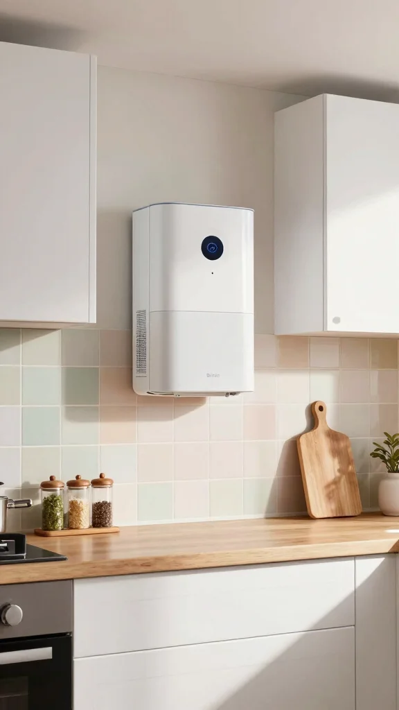 12 Kitchen Air Purifier Ideas to Clear Cooking Smells and Airborne Grease - 2. Wall-Mounted Air Purifiers 1