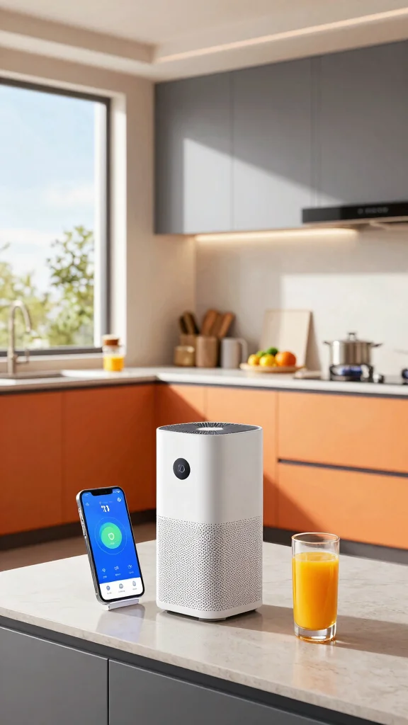 12 Kitchen Air Purifier Ideas to Clear Cooking Smells and Airborne Grease - 6. Smart Air Purifiers 1