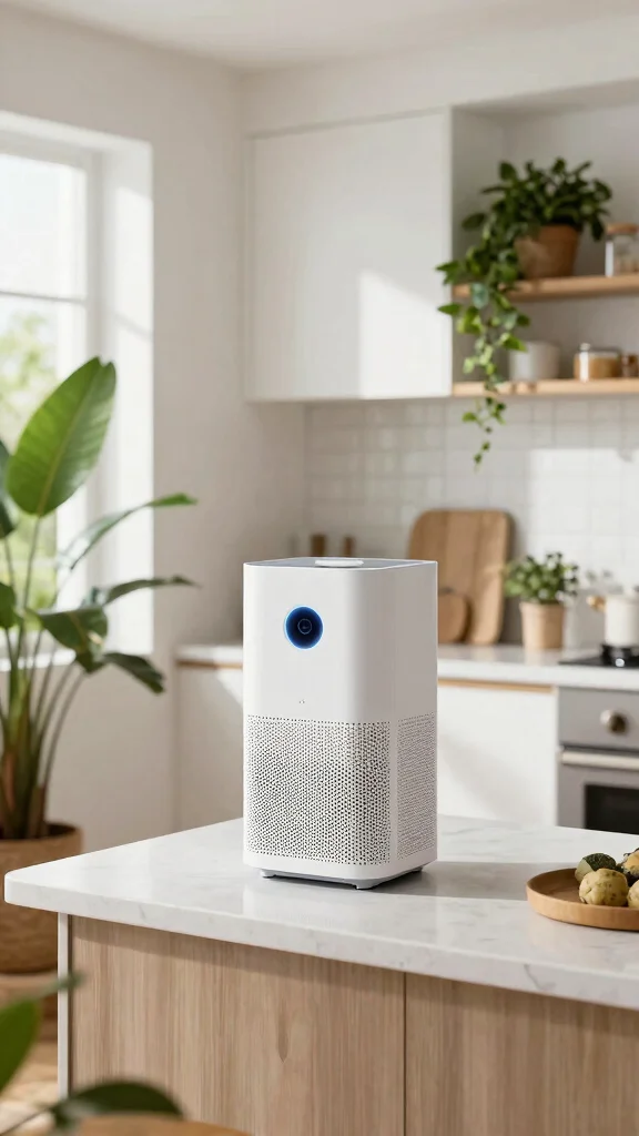 12 Kitchen Air Purifier Ideas to Clear Cooking Smells and Airborne Grease - 7. Decorative Air Purifiers 1