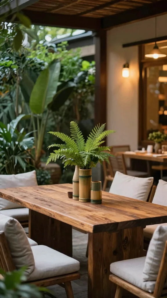 12 Large Vase Ideas for Floor Dining Table and Statement Displays - 4. Sustainable Bamboo Vases 1