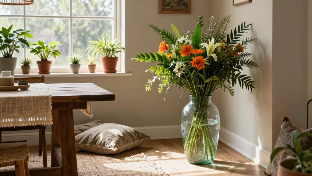 12 Large Vase Ideas for Floor Dining Table and Statement Displays