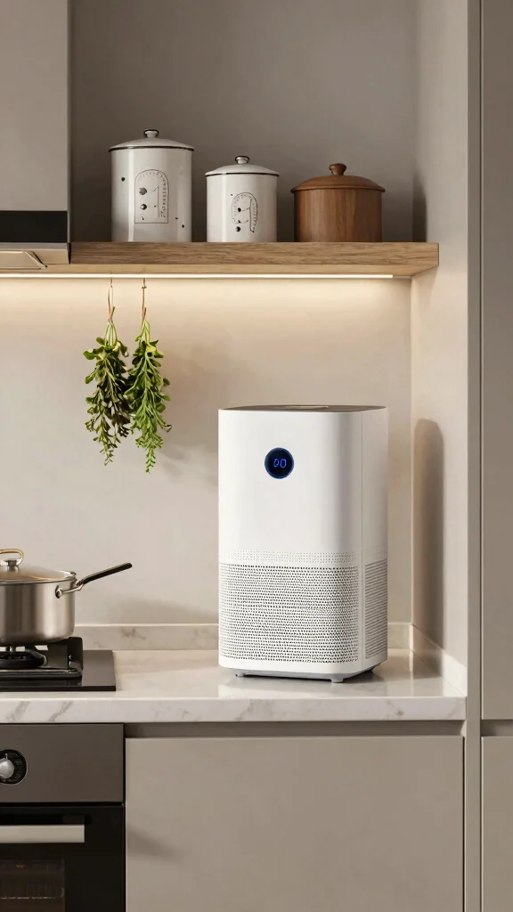 12 Levoit Air Purifier Ideas for a Quiet Affordable Effective Home Setup - 6. Kitchen Cleanup 1