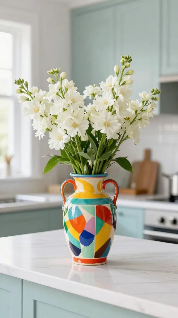 12 Luxury Vase Concepts for a High-End Designer-Quality Home Display - 10. The Colorful Artistic Vase 1