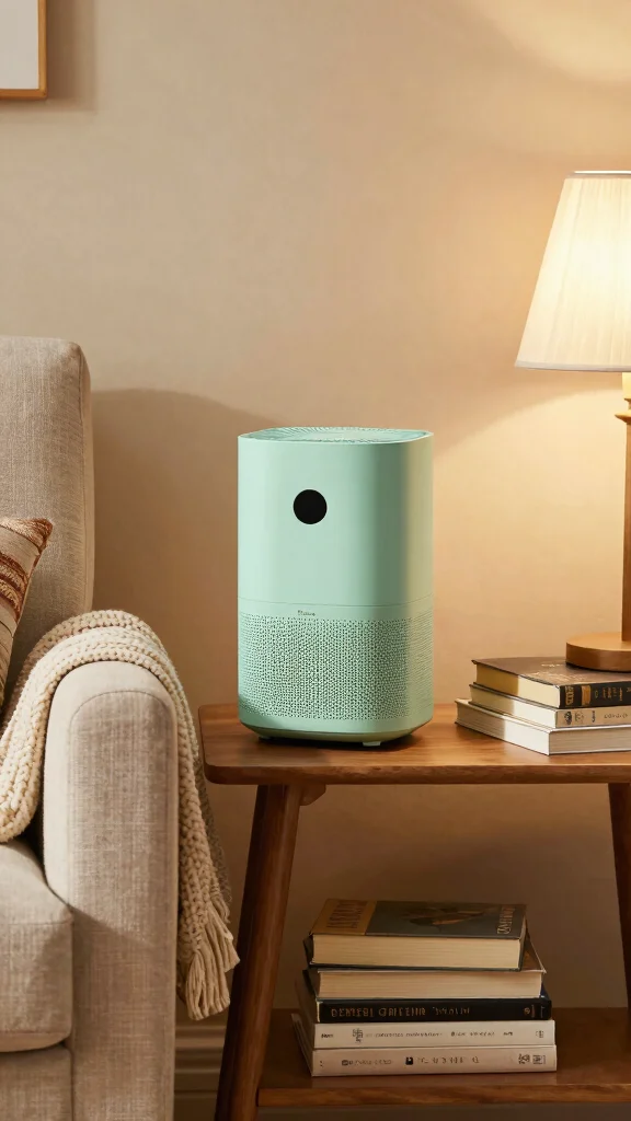 12 Mini Air Purifier Ideas for Desks, Cars, Dorms, and Small Spaces - 2. Vintage-Inspired Mini Purifier 1