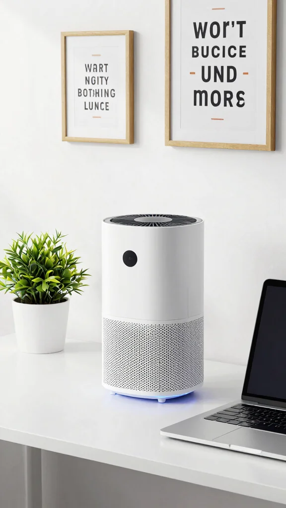 12 Mini Air Purifier Ideas for Desks, Cars, Dorms, and Small Spaces - 5. Stylish Desktop Air Cleaner 1