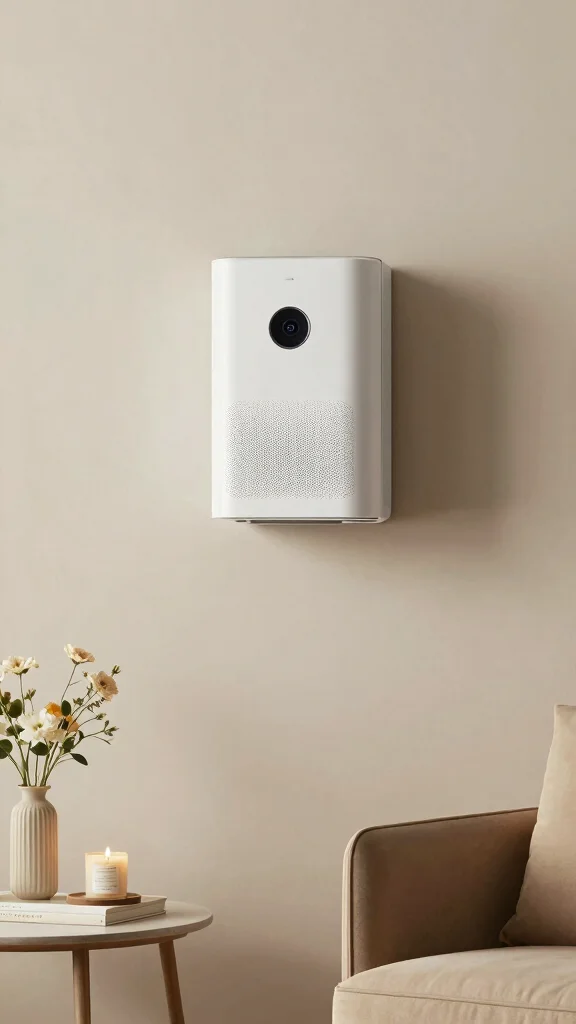 12 Mini Air Purifier Ideas for Desks, Cars, Dorms, and Small Spaces - 8. Space-Saving Wall-Mounted Purifier 1