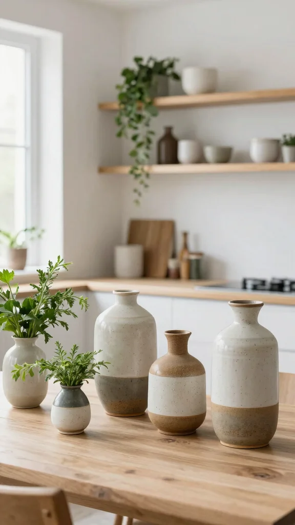 12 Modern Vase Ideas for a Clean Minimal Design-Forward Home - 2. Ceramic Vases with Earthy Glazes 1