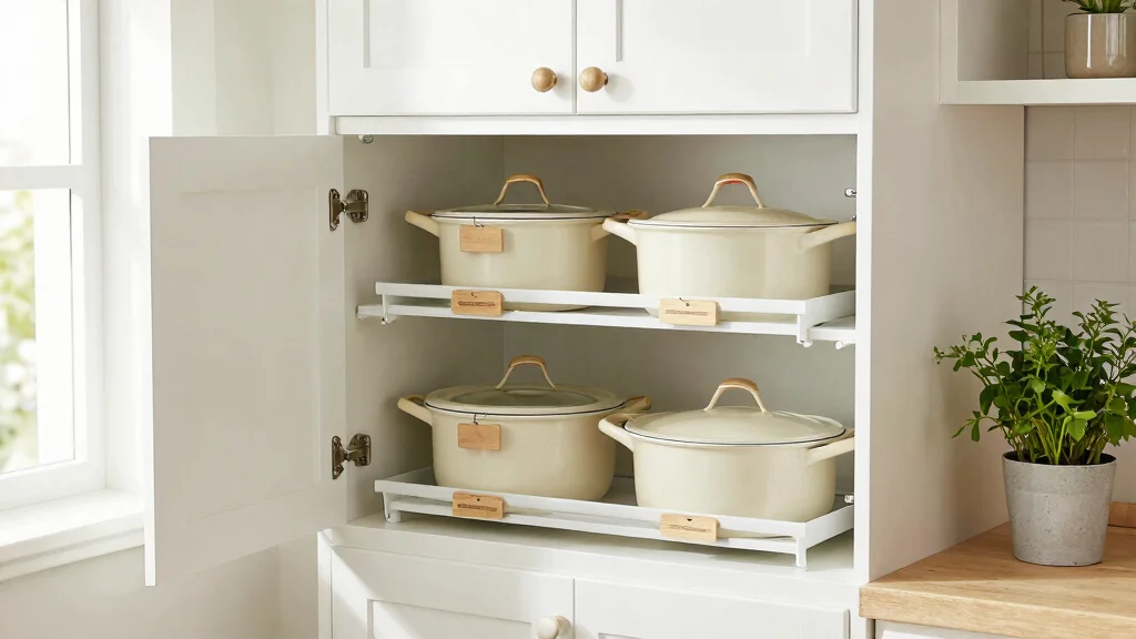 12 Pot Cabinet Organization Ideas for Deep Awkward and Corner Cabinets