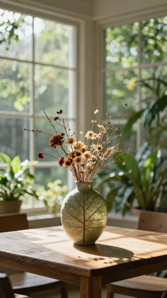 12 Pottery Vase Ideas for a Handmade Artisan Home Accent - 11. Nature-Inspired Vases 1