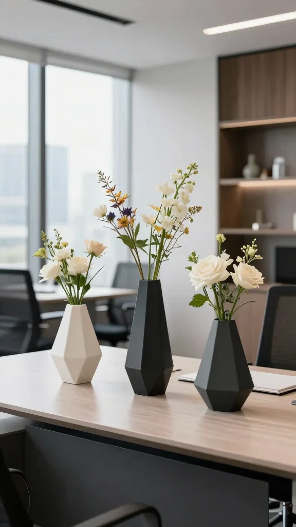 12 Pottery Vase Ideas for a Handmade Artisan Home Accent - 12. Geometric Vases 1