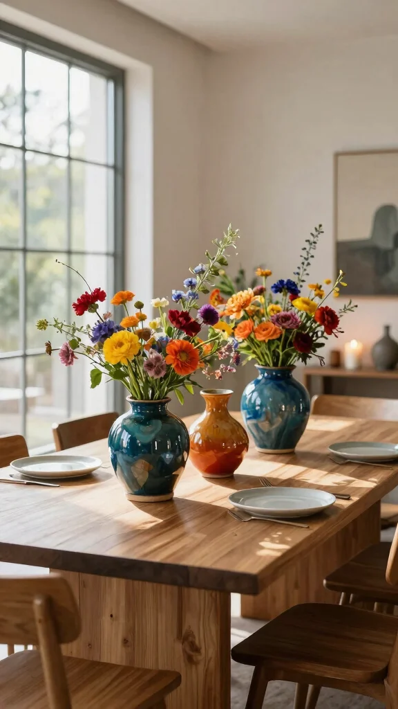 12 Pottery Vase Ideas for a Handmade Artisan Home Accent - 2. Glazed Elegance 1