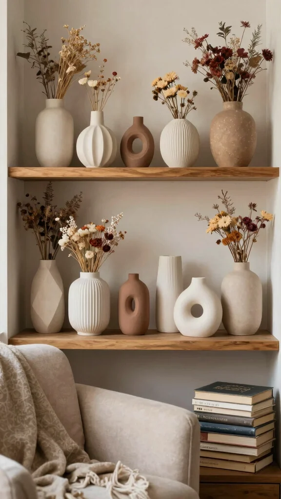 12 Pottery Vase Ideas for a Handmade Artisan Home Accent - 7. Unique Shaped Vases 1