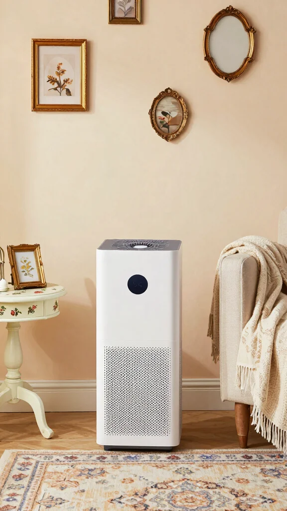 12 Quiet Air Purifier Ideas for Bedrooms, Nurseries, and Light Sleepers - 4. Vintage-Inspired Air Purifier 1