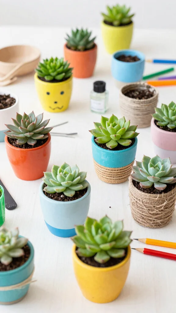 12 Succulent Pot Ideas for a Cute Low-Maintenance Plant Display - 12. DIY Succulent Pots 1