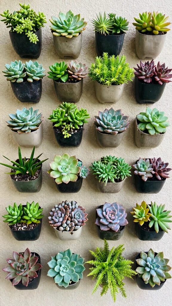 12 Succulent Pot Ideas for a Cute Low-Maintenance Plant Display - 6. Vertical Gardens 1