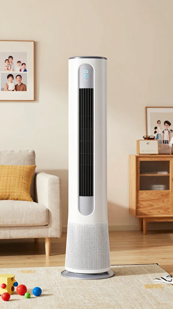 12 Tower Air Purifier Ideas for Large Rooms and Open-Plan Living Spaces - 11. Air Purifier with Smart Sensors 1