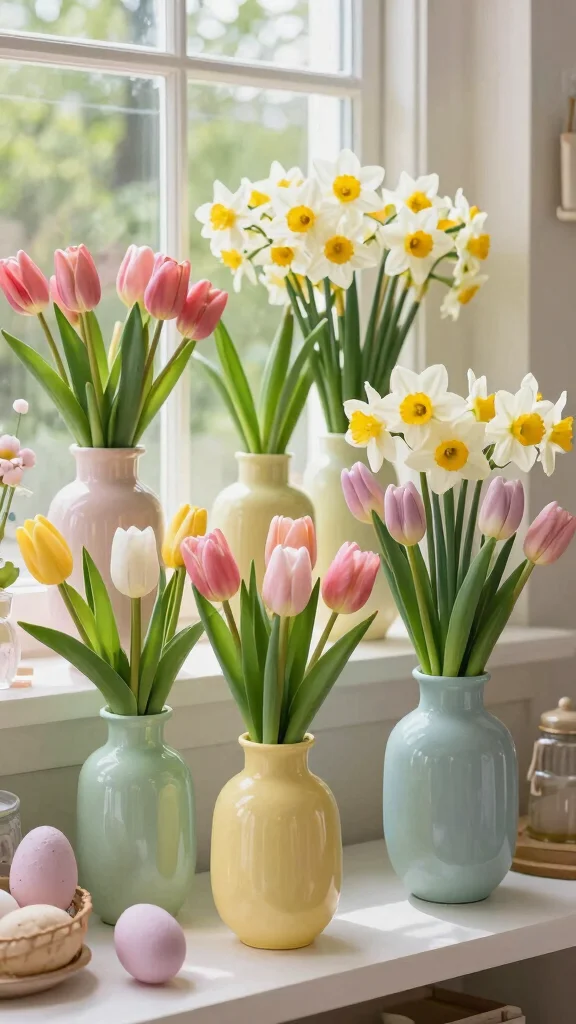 12 Vase Set Ideas for a Coordinated Layered Home Display - 7. Seasonal Switch-Up 1