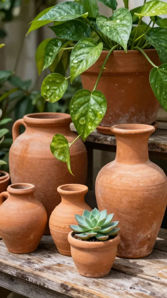 12 Vase With Greenery Ideas for a Fresh Natural Home Accent - 1. Terracotta Charm 1