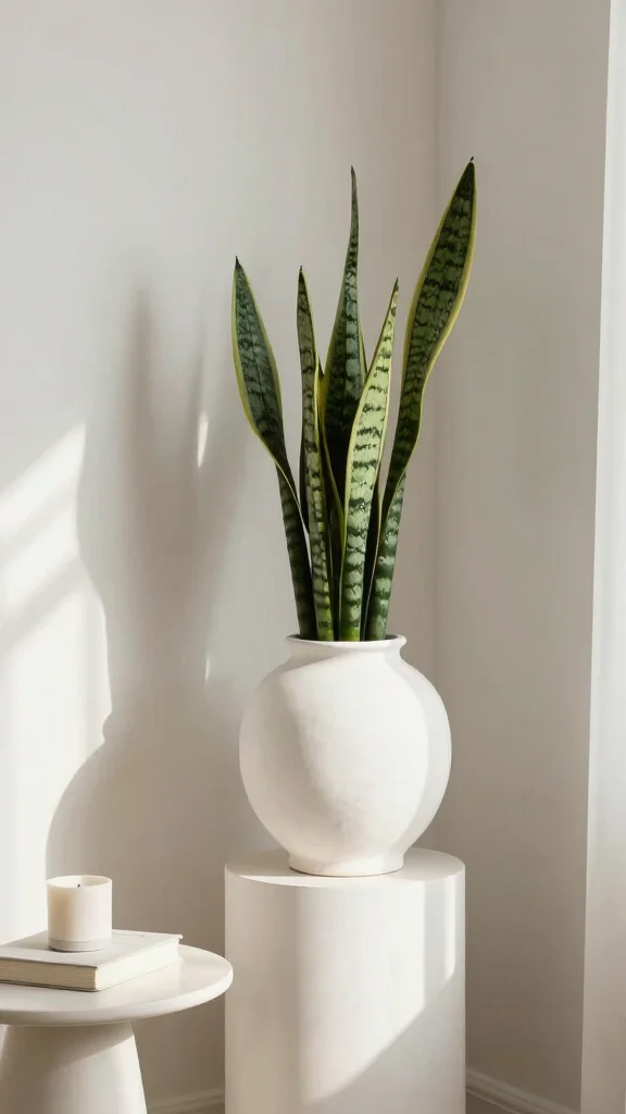 12 Vase With Greenery Ideas for a Fresh Natural Home Accent - 3. Modern Minimalism 1