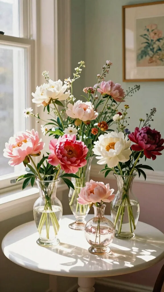 12 Vintage Vase Ideas for a Nostalgic Collected Home Display - 2. Elegant Glass Vases 1