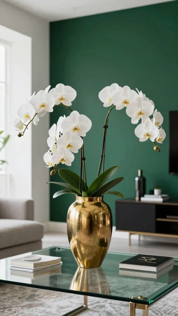12 XL Floor Vase Ideas for a Dramatic Statement-Making Home Display - 2. Sleek Metallic Marvels 1