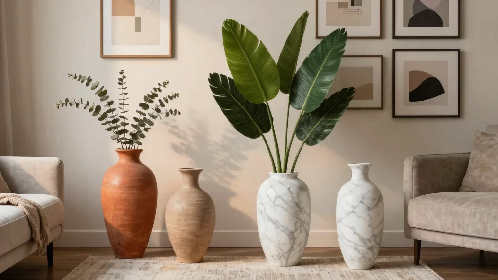 12 XL Floor Vase Ideas for a Dramatic Statement-Making Home Display