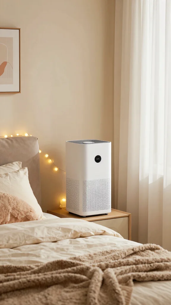12 Xiaomi Air Purifier Ideas for a Smart Budget-Friendly Clean Air Solution - 2. The Cozy Bedroom 1