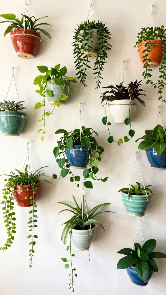 13 Ceramic Plant Pot Ideas for a Beautiful Artisan Garden or Interior - 5. Functional and Stylish Hangings 1