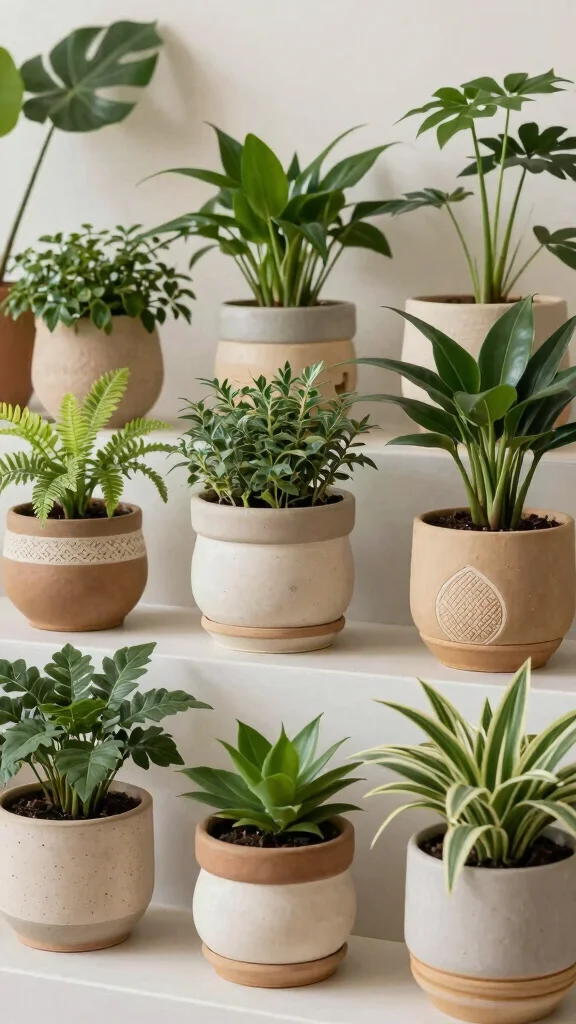 13 Ceramic Plant Pot Ideas for a Beautiful Artisan Garden or Interior - 9. Eco-Friendly and Sustainable Options 1