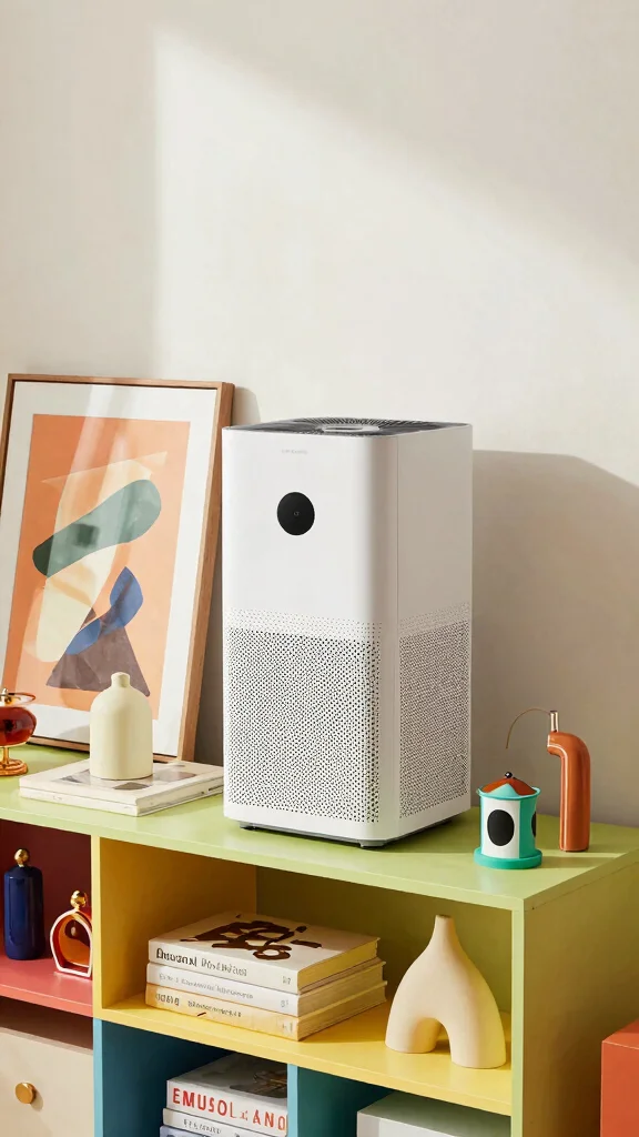 13 HEPA Air Purifier Ideas for Cleaner Allergen-Free Air at Home - 9. Stylish Accents 1