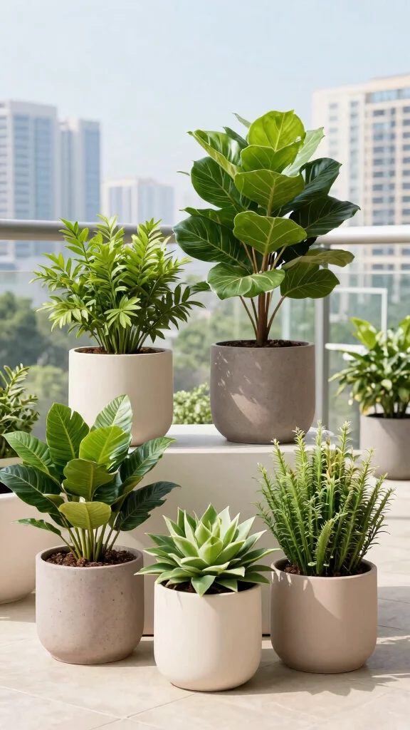 13 Outdoor Pot Ideas for Patios, Porches, Balconies, and Gardens - 12. Eco-Conscious Self-Watering Pots 1