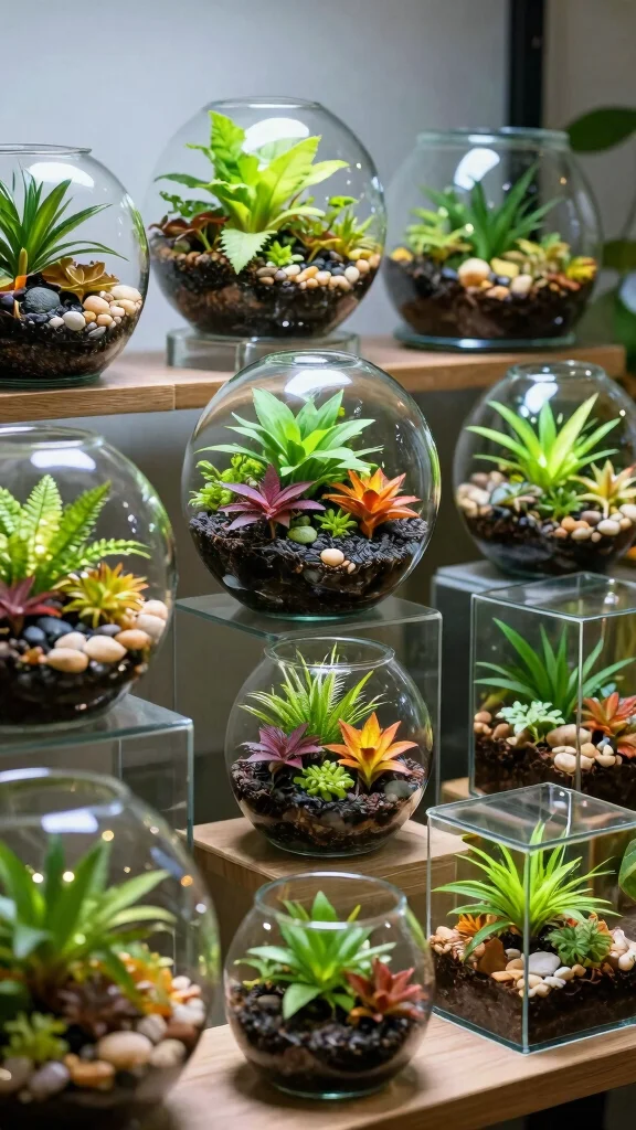 13 Plant Pot Ideas for Indoor Outdoor and Every Garden Style - 11. Elegant Glass Terrariums 1