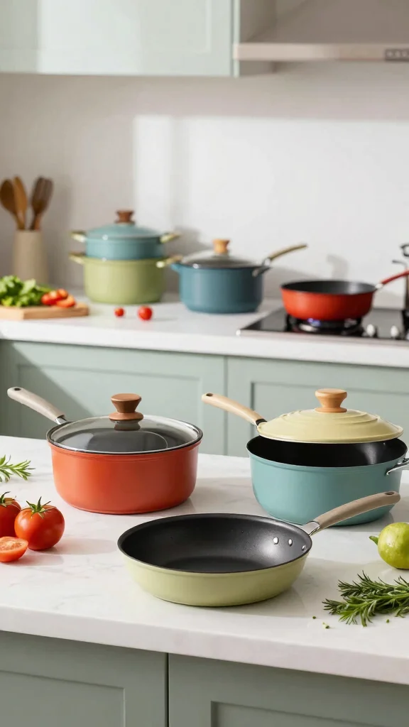 13 Pots and Pans Set Ideas for a Complete Well-Equipped Kitchen - 12. Customizable Cookware Sets 1